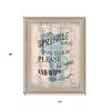If You Sprinkle Brown Framed Print Wall Art