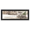 Winter Black Framed Print Wall Art