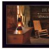 Live Simply Black Framed Print Wall Art
