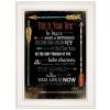 This is Your Time 1 White Framed Print Wall Art