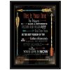 This is Your Time 2 Black Framed Print Wall Art