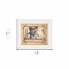 Bear Necessities 1 White Framed Print Bathroom Wall Art