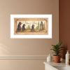 Natures Calling 2 White Framed Print Bathroom Wall Art