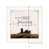 Faith Family Farming Friends 1 White Framed Print Wall Art