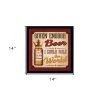 I Could Rule the World Black Framed Print Wall Art