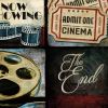 At The Movies 1 Black Framed Print Wall Art
