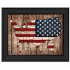 America The Beautiful Black Framed Print Wall Art