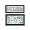 Set Of Two Thank You Lord 2 Black Framed Print Wall Art