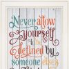 Set Of Two Who You Think 1 White Framed Print Wall Art