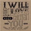Set Of Two Hugs or Forever 1 White Framed Print Wall Art