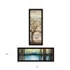 Set Of Two I met You or Living your Dreams 1 Black Framed Print Wall Art