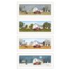 Set Of Four Billy Jacobs Four Seasons Collection V White Frame White Framed Print Wall Art
