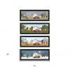 Set Of Four Billy Jacobs Four Seasons Collection VII 2 Black Framed Print Wall Art