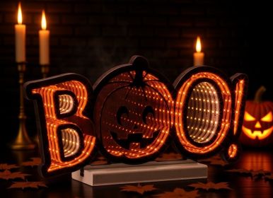 BOO Ekkolight 15.5"L x 7.75"H Acrylic UL Plug