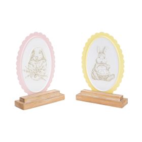 Bunny Embossed Tabletop Decor (Set of 2)