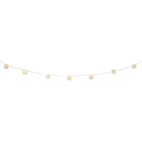 Ball Ornament Light String 11'L Copper/Glass