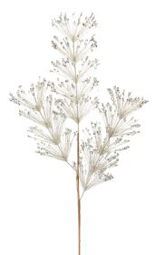 Pine and Sequin Spray (Set of 12) 33.25"H PVC