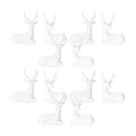 Deer (Set of 12) 6"H Resin