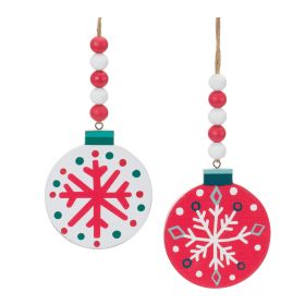 Ornament (Set of 12) 14"H MDF