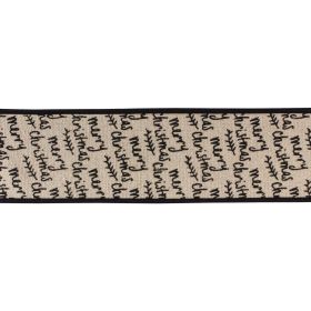 4" x 5 Yds. Ribbon Wired Cotton