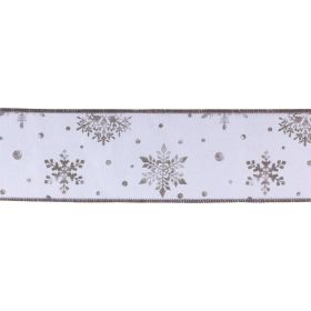 4" x 10 Yds. Ribbon (Set of 2) Wired Cotton