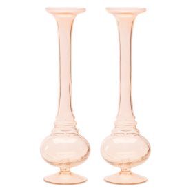 Bud Vase (Set of 2) 11"H Glass
