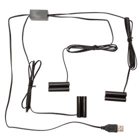 Battery Replacement 3 to 1 (2 x AAA, Set of 2) 18"L Lead Wire, 38"L Lead Wire Plastic