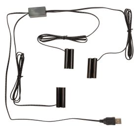 Battery Replacement 3 to 1 (2 x AA, Set of 2) 18"L Lead Wire, 38"L Lead Wire Plastic