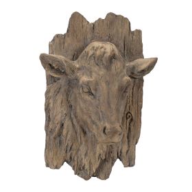 Cow Plaque 10.5"L x 16.5"H Resin