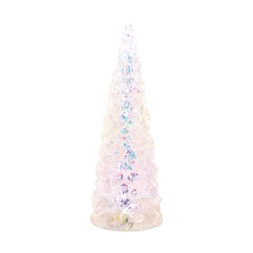 LED Tree 13.5"H Plastic 3 AA Batteries Not Included 6 Hr Timer