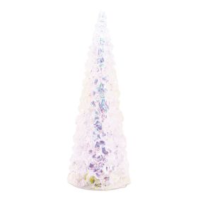 LED Tree 17.5"H Plastic 3 AA Batteries Not Included 6 Hr Timer