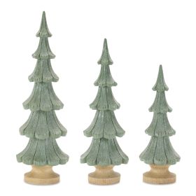 Tree (Set of 3) 9.5"H, 11.5"H, 14"H Resin