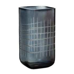 Candle Holder/Vase 9"H Glass