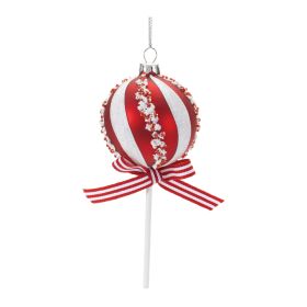 Cake Pop Ornament (Set of 12) 6"H Glass/Resin