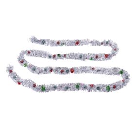 Tinsel and Bell Garland (Set of 2) 6'L Plastic