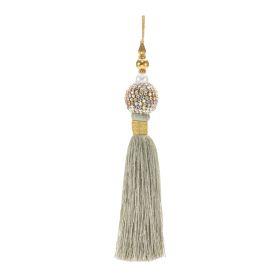 Tassel Ornament (Set of 6) 7.5"H Polyester/Plastic