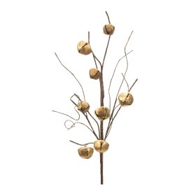 Sleigh Bell Spray (Set of 6) 23.5"H Metal