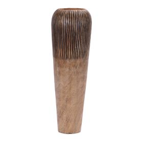 Vase 18"H Wood