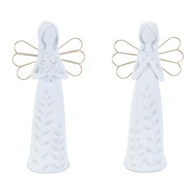 Angel (Set of 4) 9"H Resin