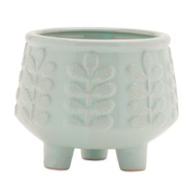 Container (Set of 4) 4.75"D x 4"H Ceramic