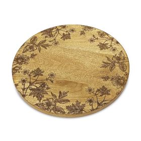Tray 12"D Wood