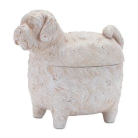 Dog Box (Set of 4) 5"L x 5.25"H Resin