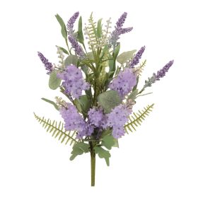 Mixed Lavender Bush (Set of 2) 22.5"H Polyester