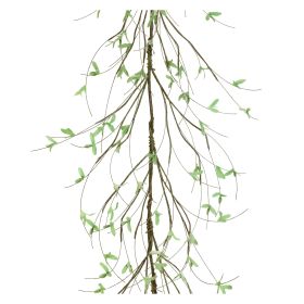 Mini Leaf Garland (Set of 2) 5'L Plastic