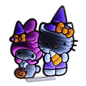 Hello Kitty®️ and Friends w/Candy Corn Ekkolight  24”H Acrylic UL Plug