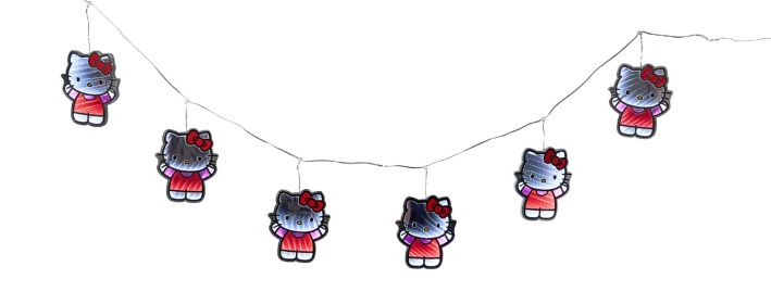 Hello Kitty®️  Garland Ekkolight 8"H x 6'L Acrylic UL Plug