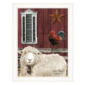 "Good Morning" by Billy Jacobs, Ready to Hang Framed Print, White Frame