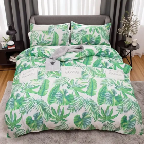 Spring Milan Quilt 3-piece Set King And Twin (Option: Green-King)