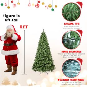 PE, PVC, Green Christmas Tree, Christmas Decorations (Option: 6Ft)